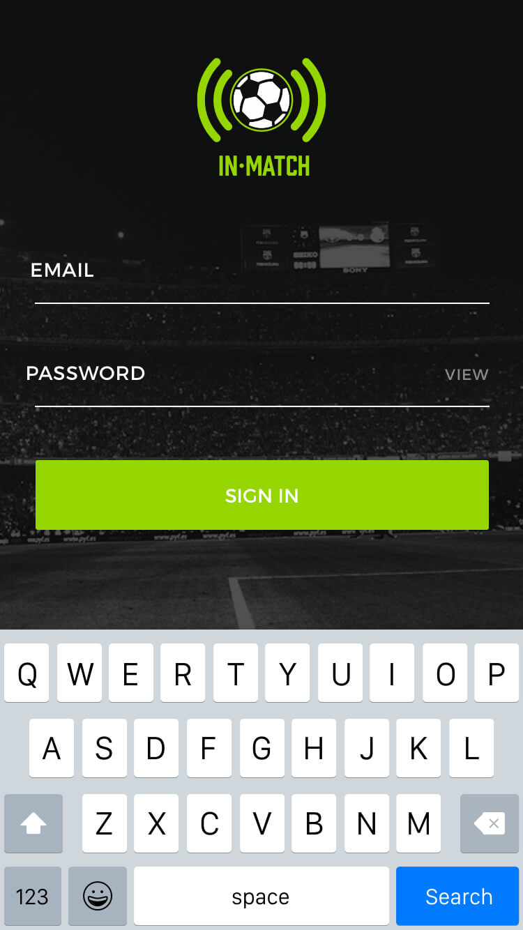 Login form