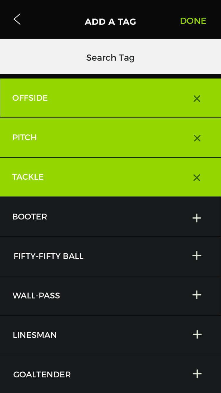 Selected Items