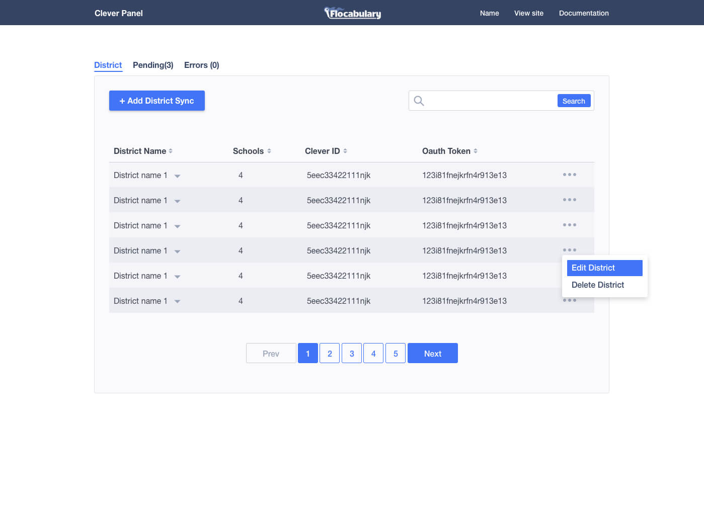 Clever Admin 1D menu Copy