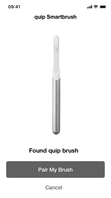 Pairing found brush