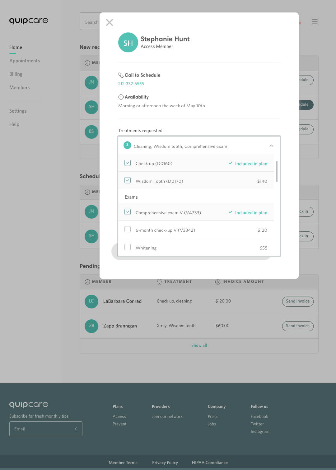 Provider-Dashboard-Home-V4 – Modal-Set Schedule 2