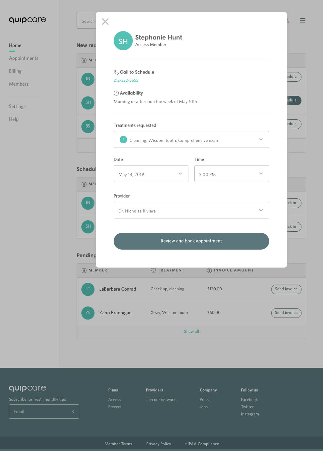Provider-Dashboard-Home-V4 – Modal-Set Schedule 4
