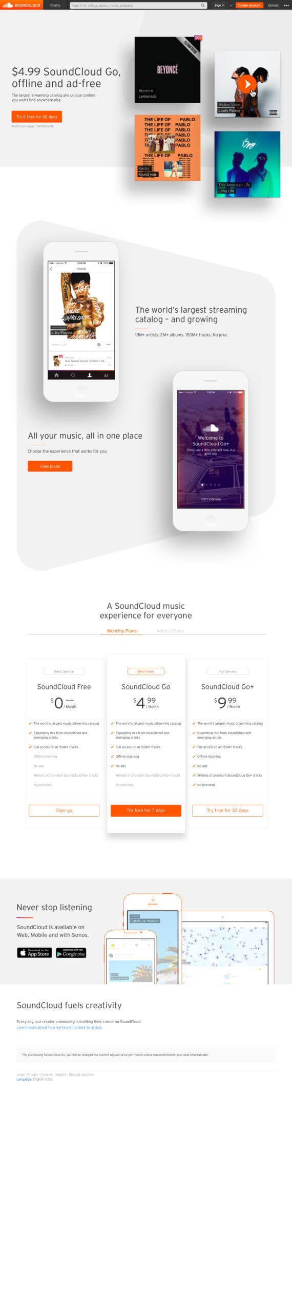 V5 – 1: SOUNDCLOUD-GO