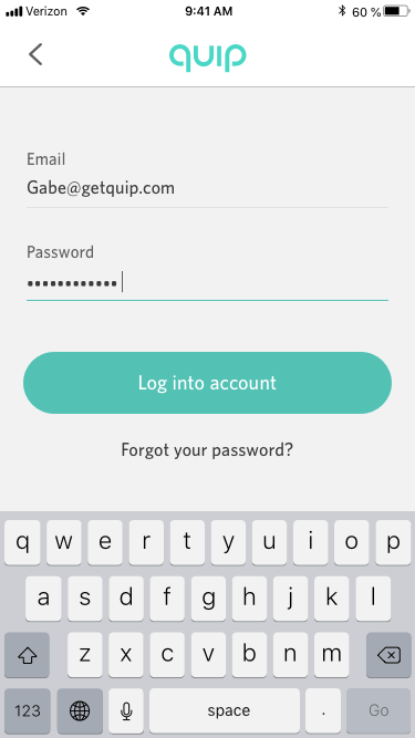 pairing home sign in keyboard